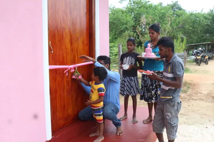 House 2 — handover to family